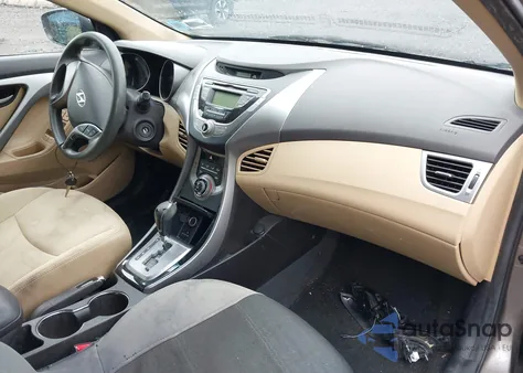 2013 Hyundai Elantra Gls из США, поврежденный, VIN 5NPDH4AE4DH191149